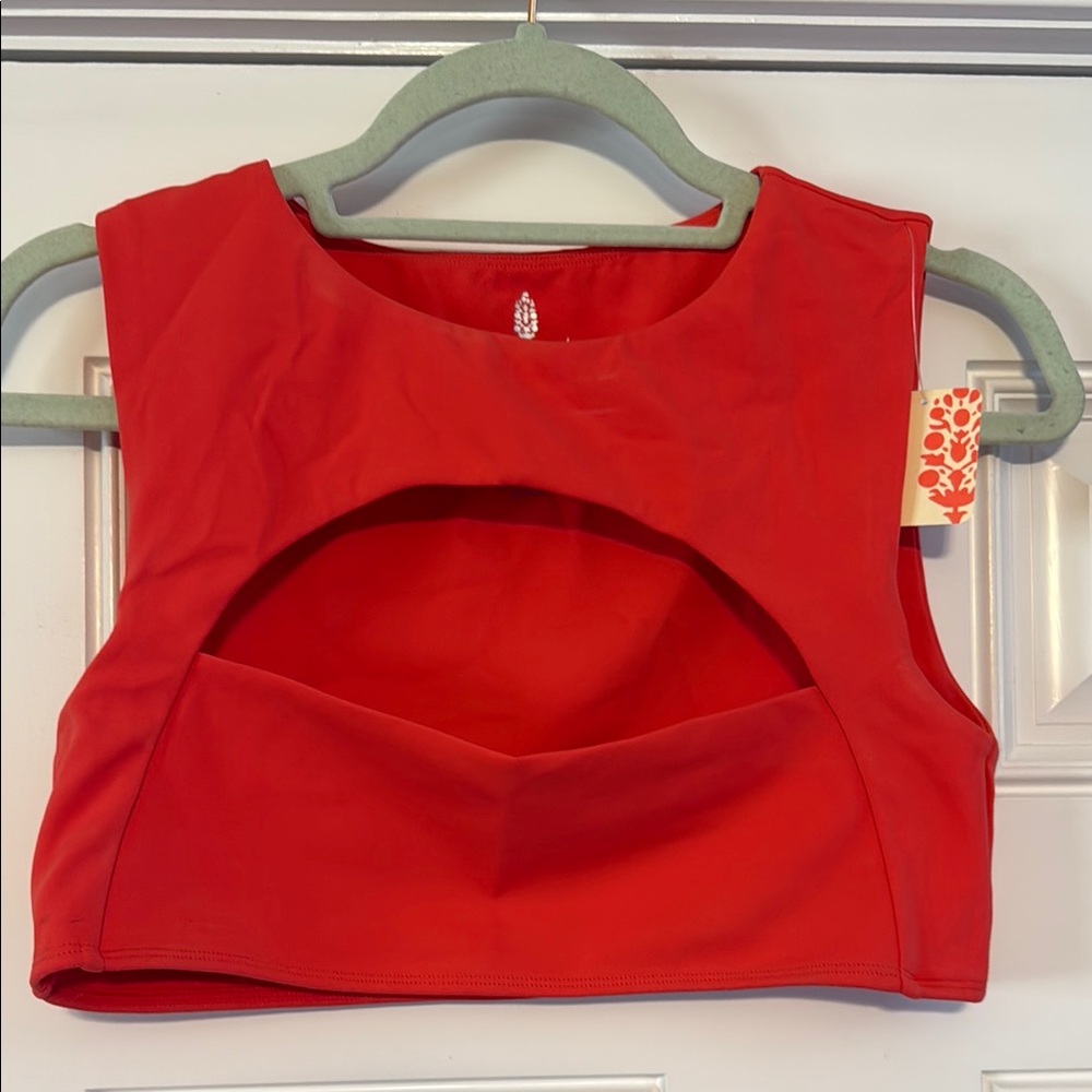 NWT Free People Movement Cutout Sports Bra Tank Large